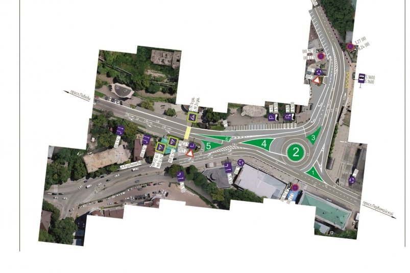 Новая схема движения на Октябрьской площади Кисловодска Мэрия Кисловодска