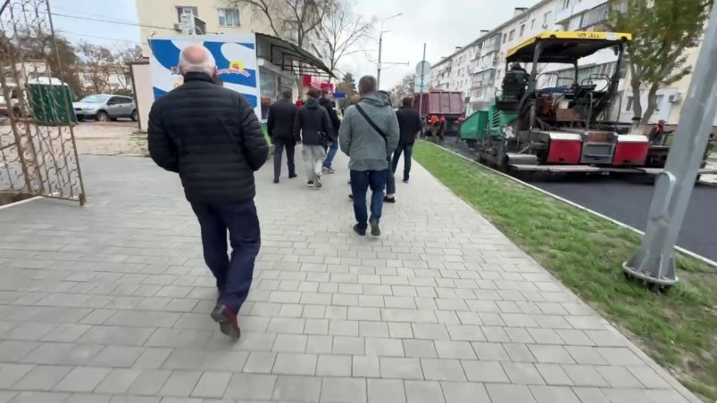 Общественники проверили работы в Саках Народный Фронт Крыма