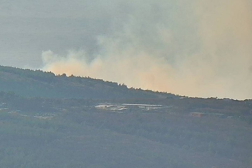 Два гектара леса охвачены огнём под Геленджиком t.me/krd_klpc