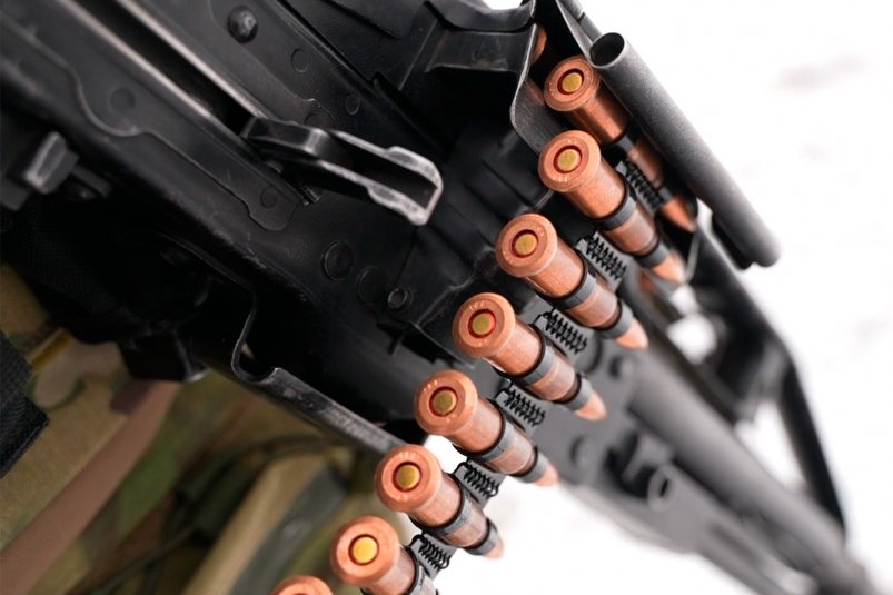 Армия, СВО, пулемёт, ПКМ, оружие, патроны Артём Хорошилов  , ИА Stavropol.Media