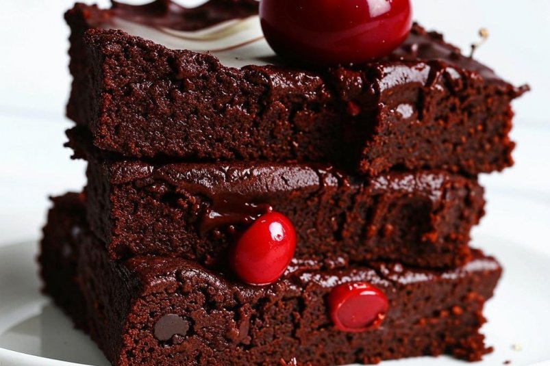 Шоколадный брауни с нежной вишней. Без духовки и за 15 минут Kandinsky (18+)