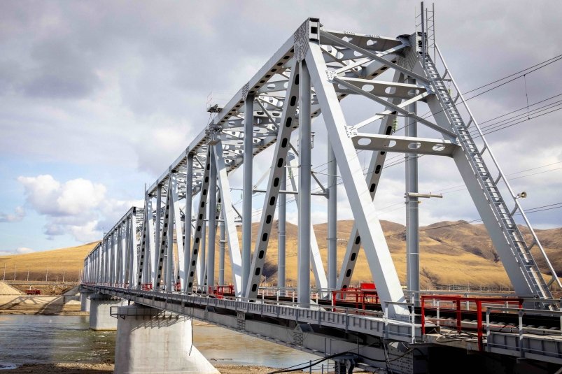 Железнодорожный мост пресс-службы ЗабЖД