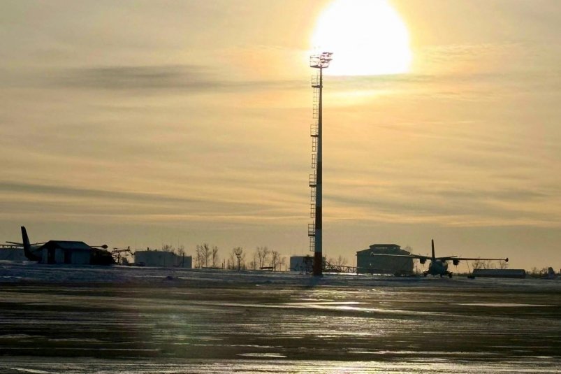 Новые мачты освещения появились в аэропорту Иркутска Пресс-служба аэропорта Иркутска