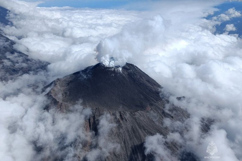 Вулкан Безымянный Пресс-служба ГУ МЧС России по КК 