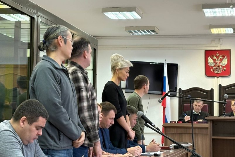 Подсудимые в деле о парке Угольщиков Яна Иванова, ИА ChitaMedia