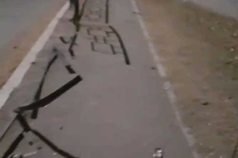 Дорожные барьеры после ДТП ИА ChitaMedia