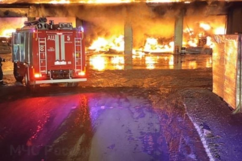 Пожар ГУ МЧС России по региону