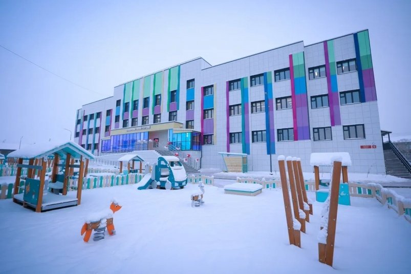 В строящемся микрорайоне "Спортивный" города Якутска открыли детский сад  Андрей Сорокин, ЯСИА