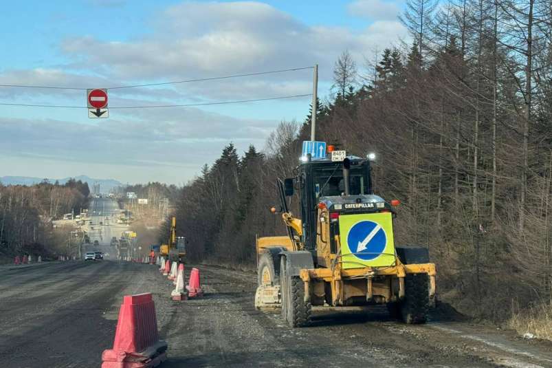 Капремонт проспекта Мира в Южно-Сахалинске пресс-служба министерства транспорта и дорожного хозяйства Сахалинской области