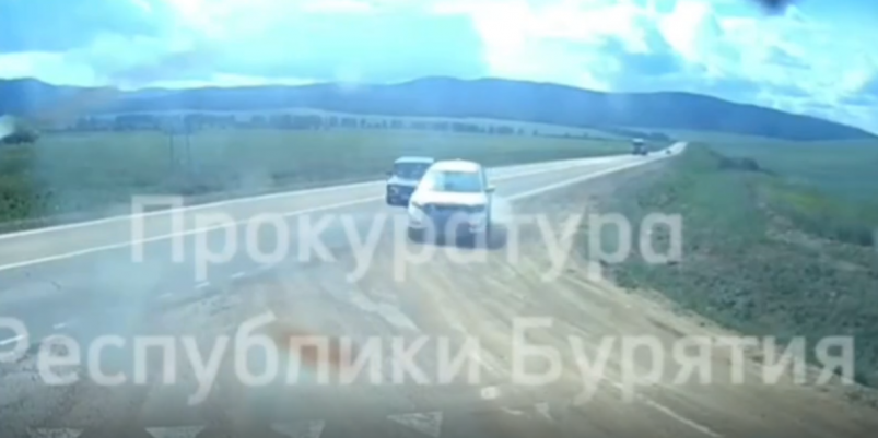 Момент ДТП Кадр из видео