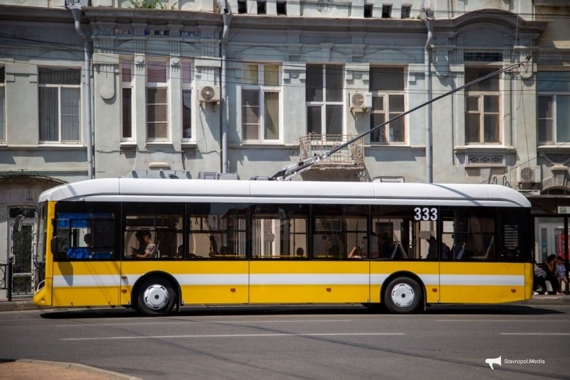 Троллейбус в Ставрополе ИА Stavropol.Media