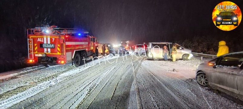 ДТП с участием четырёх машин произошло на объездной дороге Иркутск-Шелехов Телеграм-канал (18+) "ДТП38"