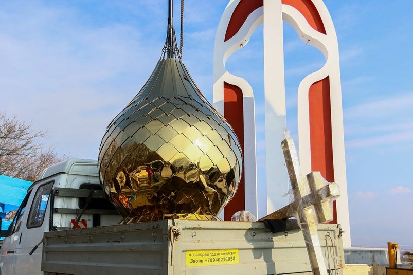 Новый купол звонницы засиял на сопке Лебединой в Находке пресс-служба администрации НГО