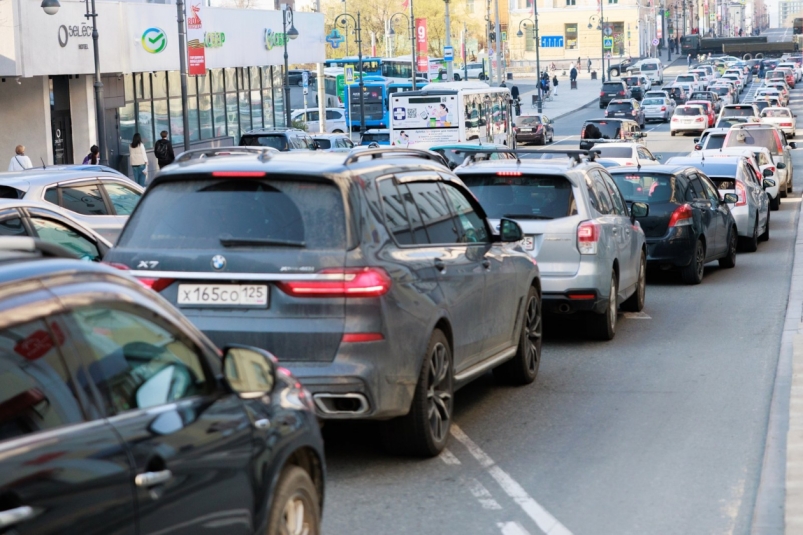 Девятибалльные пробки образовались на дорогах Иркутска вечером 28 ноября Дмитрий Осипчук, ИА PrimaMedia.ru