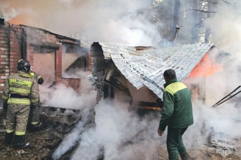 Пожар ГУ МЧС России по региону