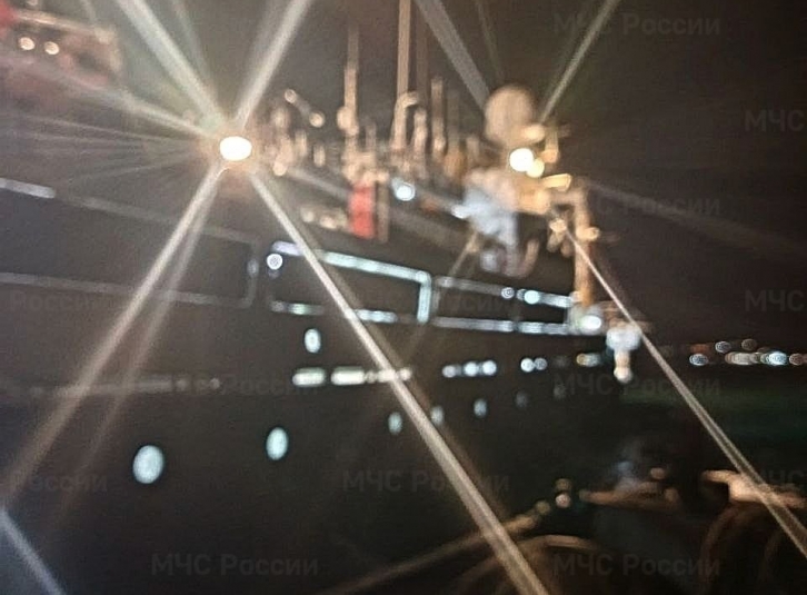 С места происшествия ГУ МЧС России по Магаданской области