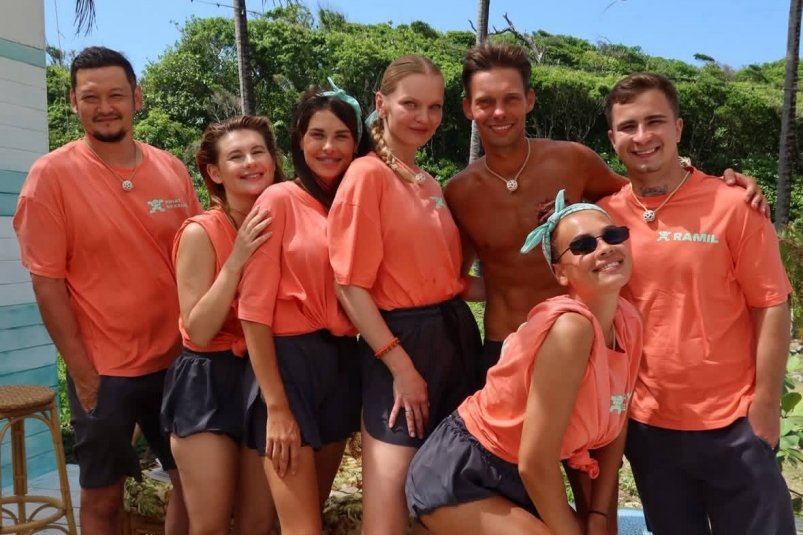 Участники шоу "Звезды в джунглях" (12+) соцсети Анны Цукановой-Котт