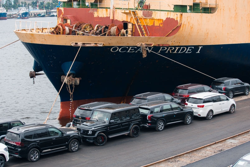 Таможня, аукцион, порт, машины, автомобили, японские авто, растаможка Илья Аверьянов, ИА PrimaMedia