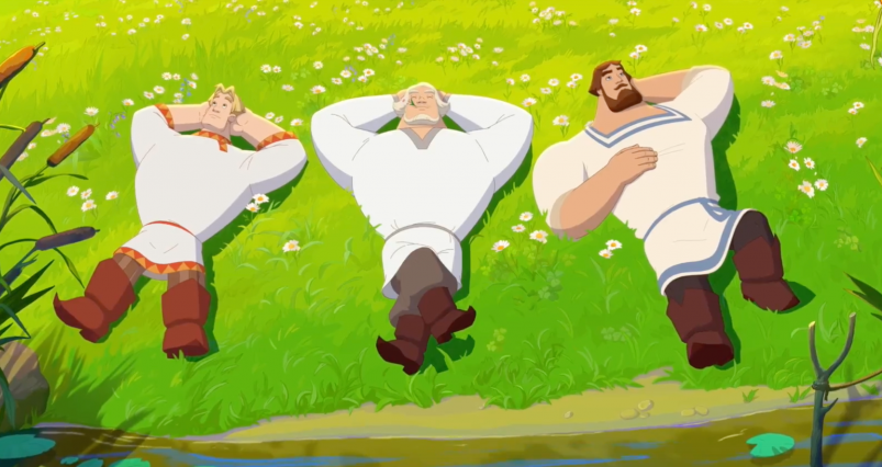 Богатыри ждут первенцев, а княжество - конец света: новая часть богатырской франшизы кадр из мультфильма (6+)