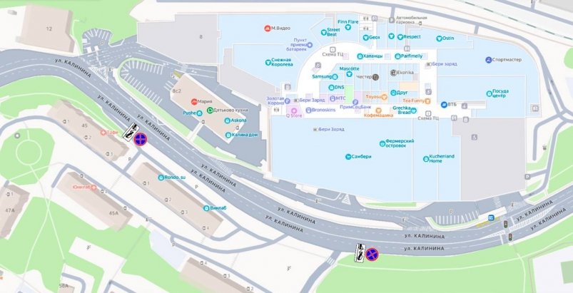 Платную парковку ликвидируют возле ТРК "Калина Молл" во Владивостоке ЦОДД Владивостока