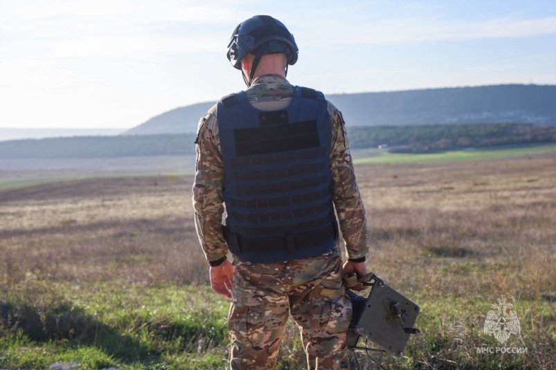 Подготовка к уничтожению боеприпасов Соцсети МЧС Севастополя