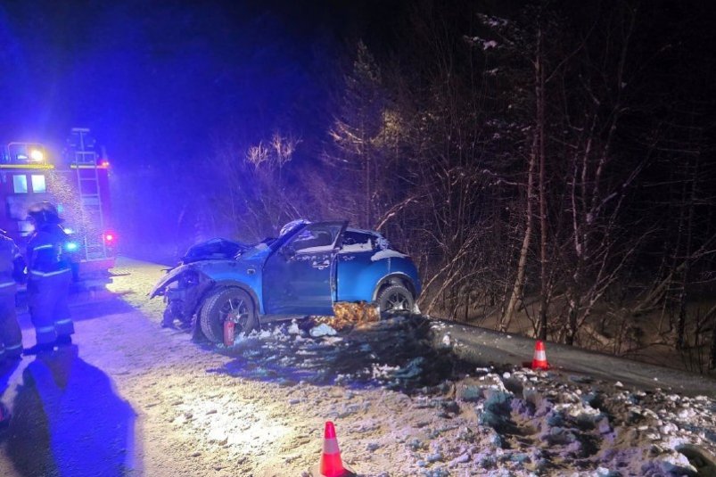 Смертельное ДТП произошло в Якутии на трассе "Лена" Управление Госавтоинспекции МВД по Республике Саха (Якутия)