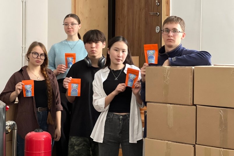 Чай для бойцов на СВО отправили студенты БГСХА
