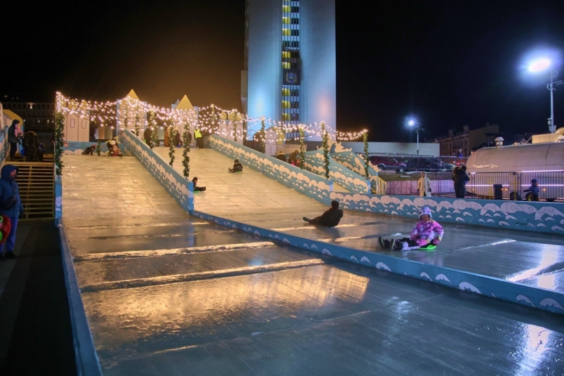 Ледовую горку установят в сквере Кирова в Иркутске спустя пять лет ИА PrimaMedia