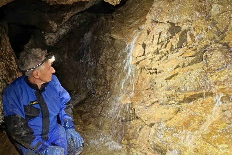 На Кубани новая пещера получила имя спелеолога Вячеслава Исаева t.me/rgo_krasnodar