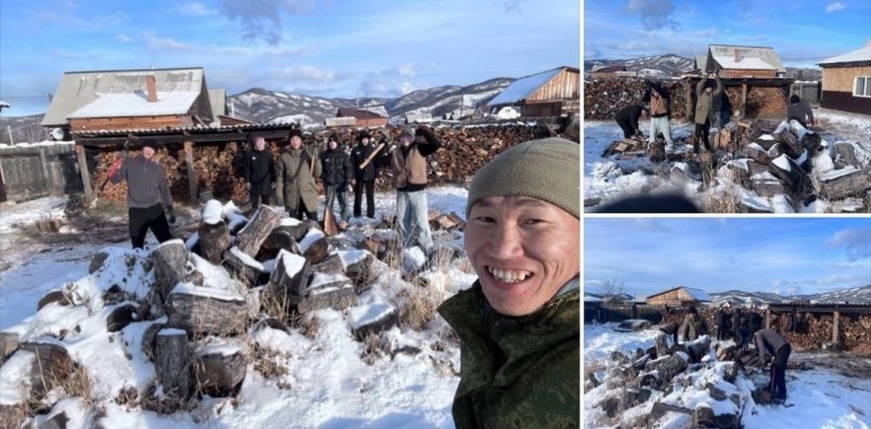 В Бурятии ветеран помогает семьям участников СВО подготовиться к зиме пресс-служба правительства Бурятии