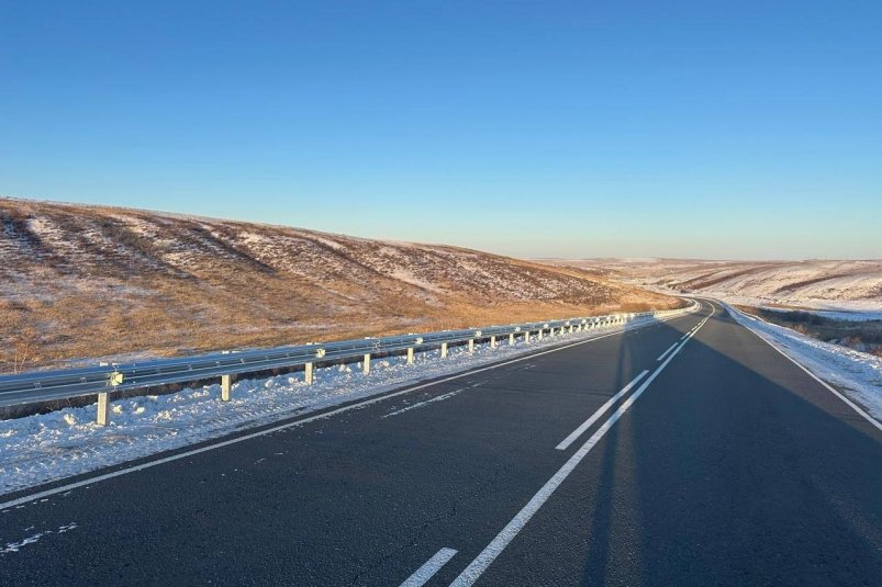 Ограждение на дороге тг-канал (18+) правительства Забайкалья