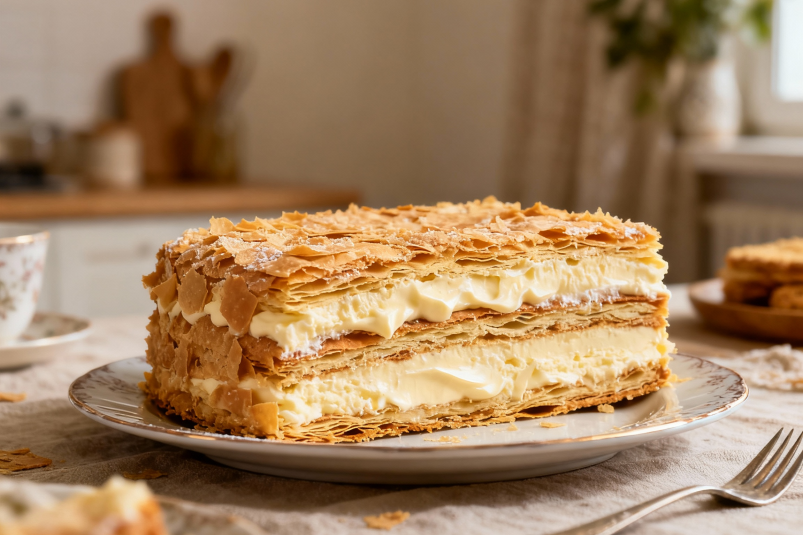 Вкус как у "Наполеона": готовлю легкий ПП-тортик из доступных продуктов за 20 минут perplexity.ai