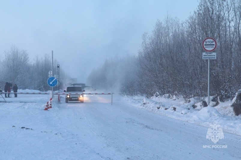 18 ледовых переправ функционируют в Якутии МЧС России по РС (Я)