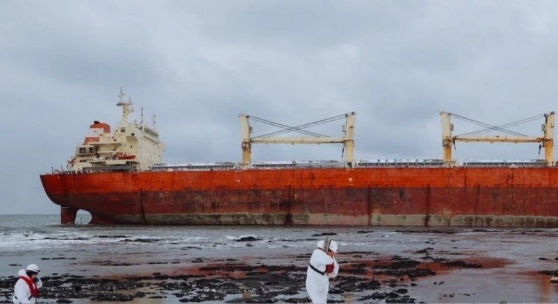 Судно AN YANG 2 пресс-служба правительства Сахалинской области