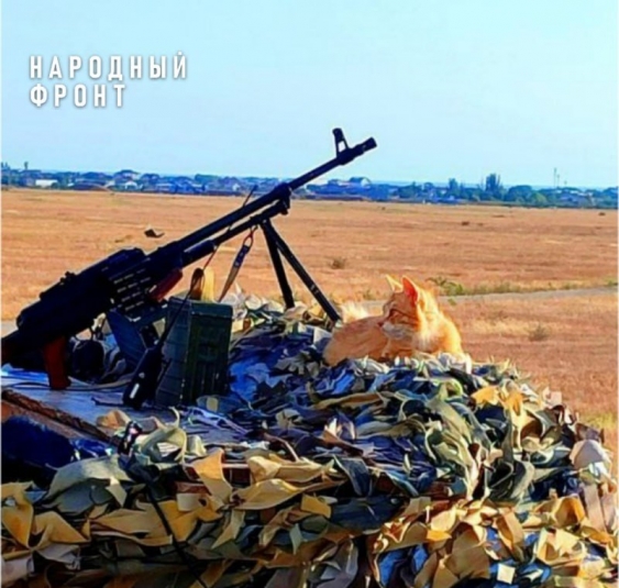 Гильза сопровождает бойца на передовой Народный Фронт Крыма