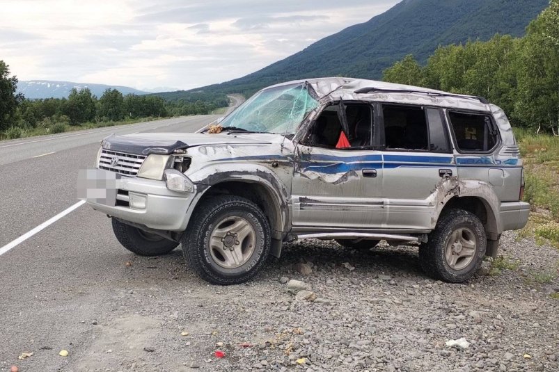 Фотография с места ДТП Госавтоинспекция Камчатского края