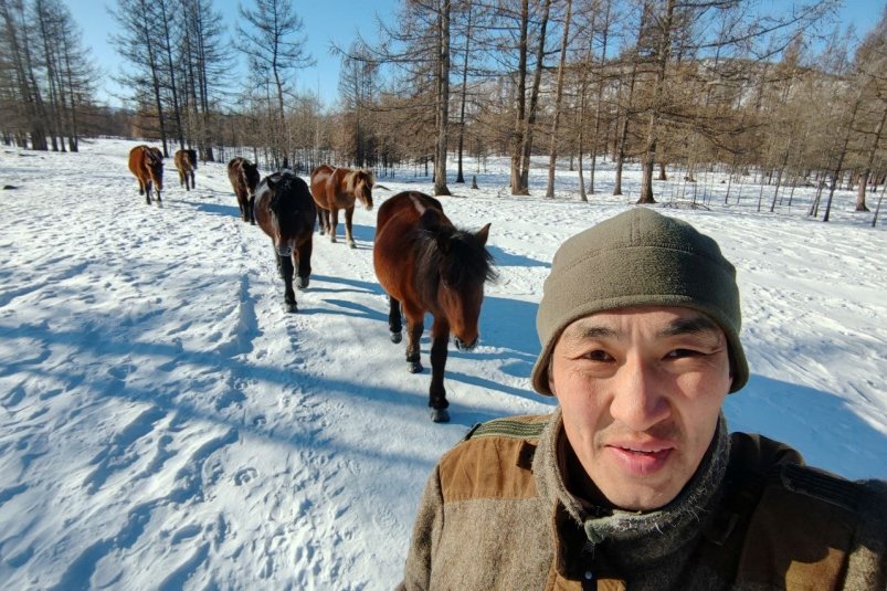 Ветеран СВО из Бурятии получил грант на развитие коневодства личный архив П. Иванова