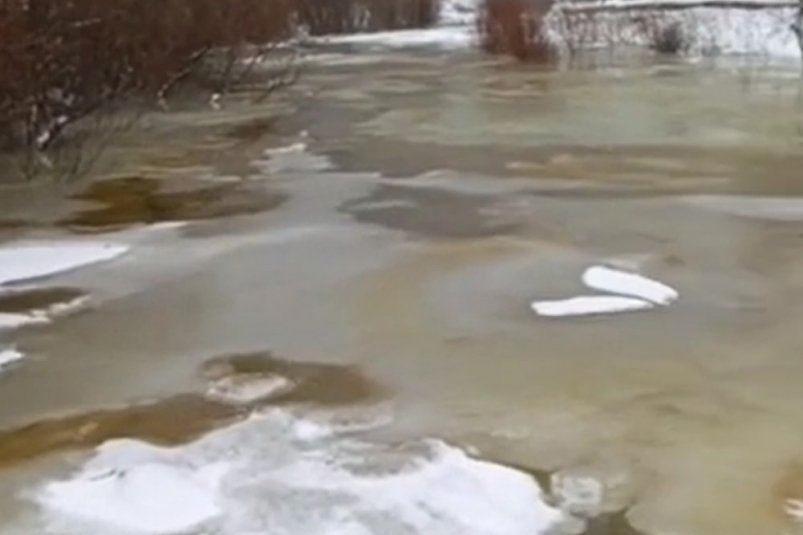 Жители Бабушкина обеспокоены цветом реки Мысовка — подозревают сброс стоков ОНФ Бурятии