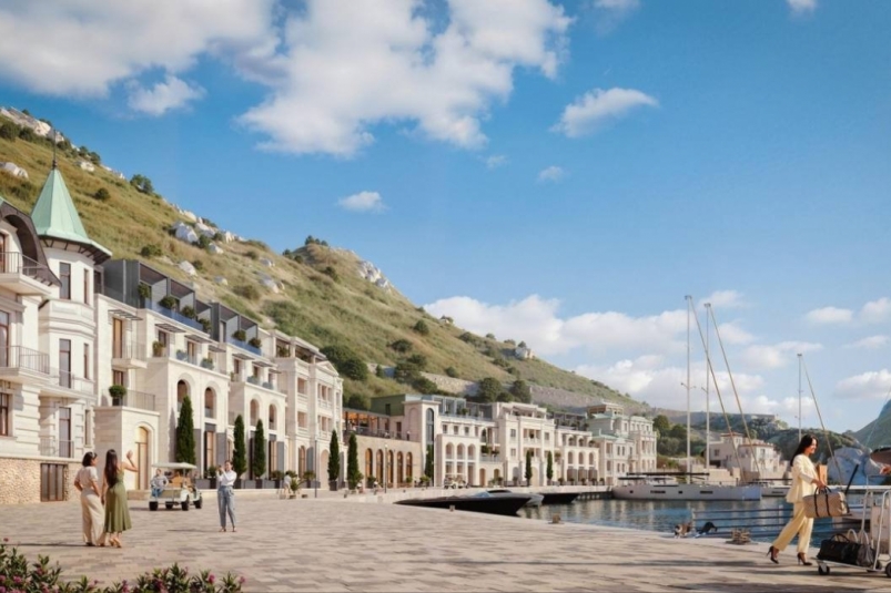 Проектный эскиз набережной в Балаклаве Соцсети губернатора Севастополя Михаила Развожаева