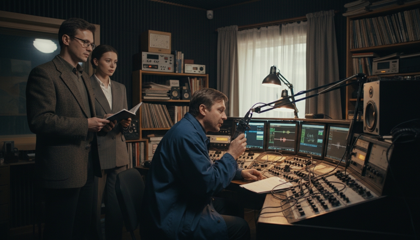 Мужчина захватил эфир радиостанции в Петербурге Сгенерировано