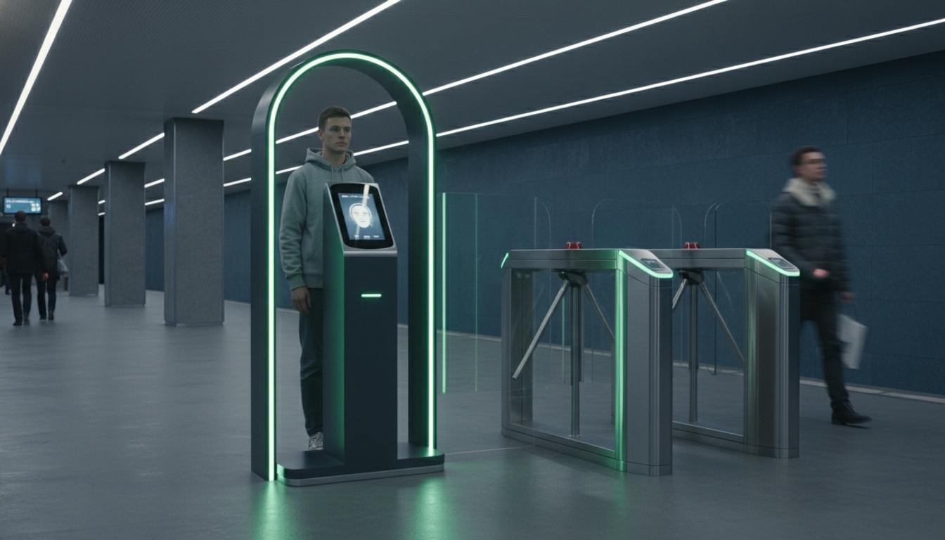 Оплата по улыбке заработала на "Площади Ленина" Сгенерировано