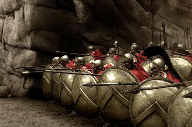 Кадр из фильма &quot300 спартанцев" (18+)