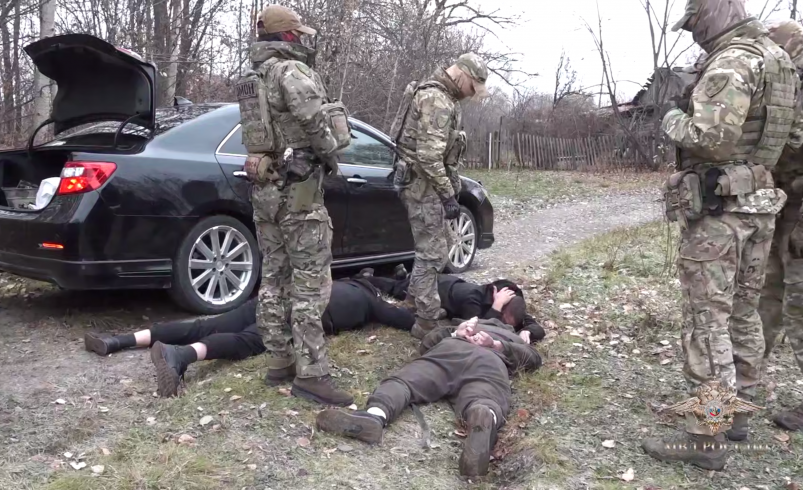 Задержание Скриншот с видео УМВД России по Хабаровскому краю