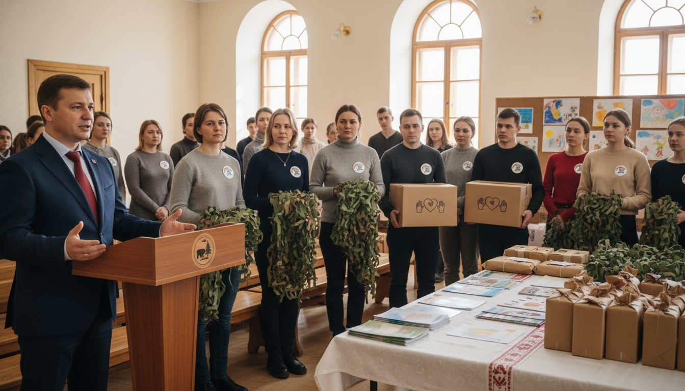 Дрозденко поздравил волонтёров с Днём добровольца Сгенерировано