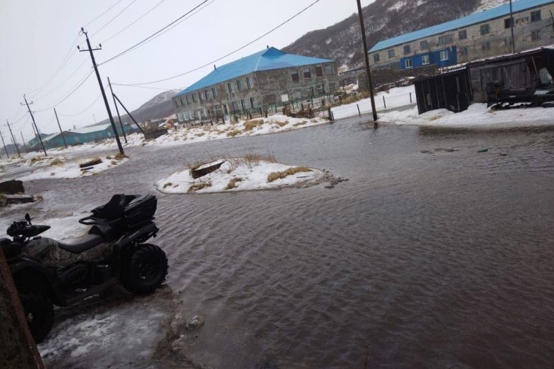 Подтопление в Карагинском районе Соцсети (18+)