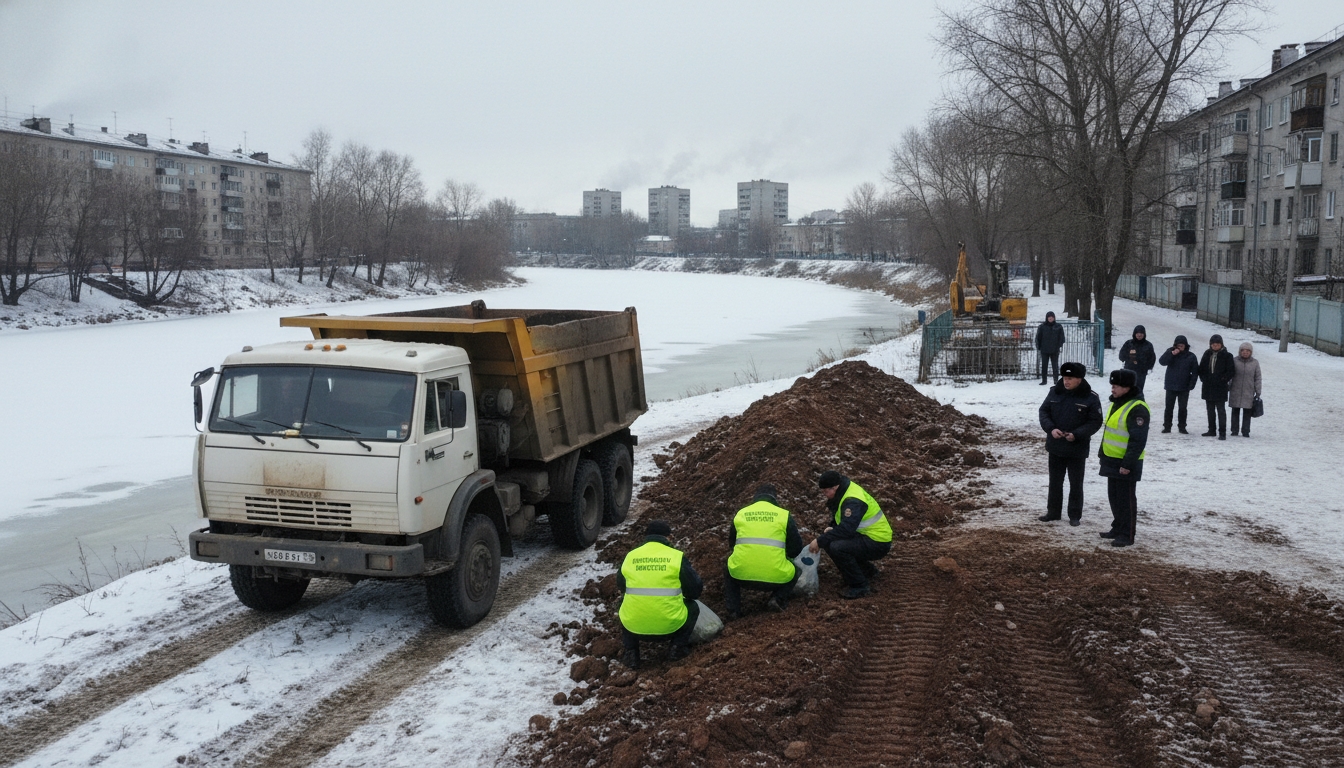 В Петербурге поймали водителя, сливавшего отходы в реку Утку Сгенерировано