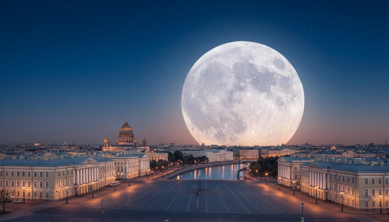 Суперлуние 5 декабря станет крупнейшим за почти 20 лет Сгенерировано