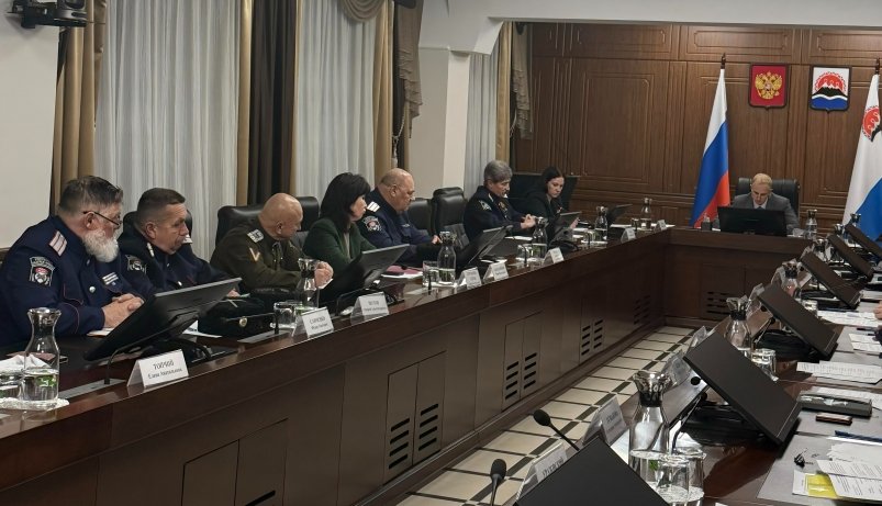 Заседание рабочей группы по реализации Стратегии государственной политики Российской Федерации в отношении российского казачества Правительство Камчатского края