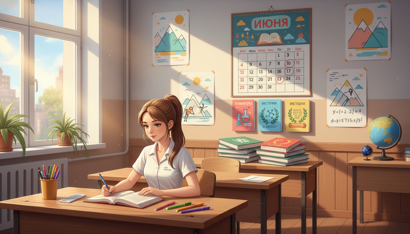 Утверждено расписание ЕГЭ на 2026 год Сгенерировано