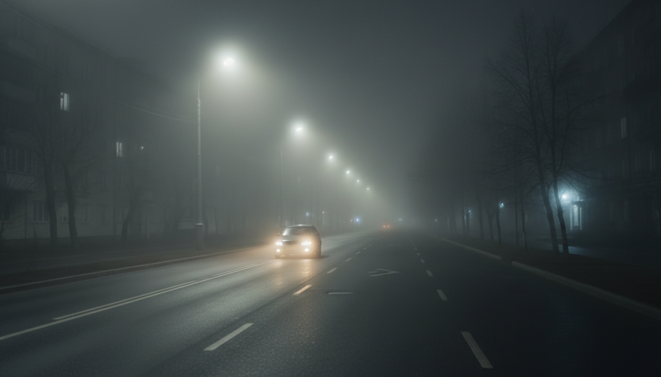 Петербург накроет густой туман: видимость упадёт до 500 метров Сгенерировано